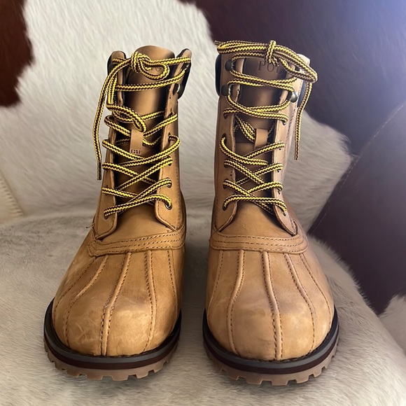 Ralph Lauren Polo Whitwood duck suede hiking boots size 8.5 D, style Whitwood - Picture 7 of 15